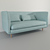Stylish Room Sofa by WON 3D model small image 2