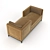 Modern Compact Sofa 3D model small image 2