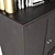 HAVSTA Cabinet with Base Gray/Brown: 81x89x47cm 3D model small image 2