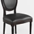 Classic French Style Dining Chair 3D model small image 2