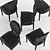 Classic French Style Dining Chair 3D model small image 3