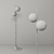 Modern 69" Tree Floor Lamp 3D model small image 2