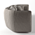Chamfer Modular Sofa: Dynamic Design by Urquiola 3D model small image 3