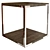 Modern Truman Side Table 3D model small image 1