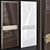 Vogue Vetro Bronza Noce - Elegant Interior Doors 3D model small image 1