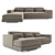 DOIMO SALOTTI Steven Sofa 3D model small image 2