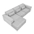 DOIMO SALOTTI Steven Sofa 3D model small image 3