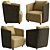 Betty Luxury Armchair: Timeless Elegance with Italian Craftsmanship 3D model small image 1