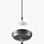 Vintage Enamel Pendant Light 3D model small image 2