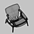 Diz Chair by Sergio Rodrigues 3D model small image 3