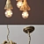 Industrial Loft Pendant Lamp with Edison Bulbs 3D model small image 2