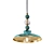 Elegant Brass Pendant with Glass Spheres 3D model small image 2