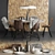 Avignon Dining Group: Chair, Table, Chandelier 3D model small image 1