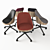 Enea Oak Chair: Cozy and Elegant 3D model small image 2