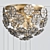 AERIN Lynn Glass Floral Flush Mount 3D model small image 1