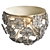 AERIN Lynn Glass Floral Flush Mount 3D model small image 2