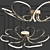 Wisteria Gold Chandelier | Evrosvet 90096-8 3D model small image 1