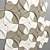 Leaf-inspired Alba Tiles 3D model small image 2