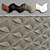 Elegant Clemati Modular Tile 3D model small image 3