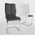 Modern Black Chair Signal H-422 3D model small image 1