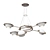 Delightfull Cosmo Modern Black White Suspension Light 3D model small image 2