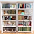 Quality Storage Set: 3D Open Shelves 3D model small image 1