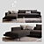 Larsen Sofa: Luxurious Comfort & Style 3D model small image 1