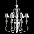 Industrial Loft Chandelier 3D model small image 3