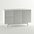 Mediterranean Chic Wooden Dresser 3D model small image 2