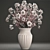 Cherry Blossom Carnation Bouquet 3D model small image 3