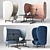 Elegant Plenum Sofas: Perfect Balance of Comfort and Style 3D model small image 1
