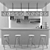 Restaurant Bar Set: 3D Model & Stylish Decor 3D model small image 3
