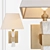 Quartz Glow Wall Sconce 3D model small image 2