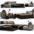 Minotti Lawrence Sofa Set 3D model small image 1