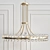 Elegant Clover Chandelier 3D model small image 1