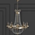 Paris Flea Market 8-Light Chandelier 3D model small image 1