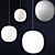 Luminous Lantern Pendant Chandelier 3D model small image 1