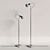 Elegant Five Floor Lamp 3D model small image 3