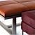 Luxury Leather Ottomans 3D model small image 2