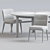 Minimalist Lance Chair Set 3D model small image 2