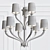 Elegant Mayflower Chandelier 3D model small image 3