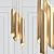 Bamboo Chandelier: Hotel Chic Elegance 3D model small image 1