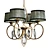 Sleek Gold Pendant Lighting 3D model small image 1