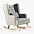 ZARA HOME Children's Rocking Armchair 3D model small image 1