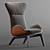 Sleek Armchair by Casamania & Horm 3D model small image 1