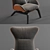 Sleek Armchair by Casamania & Horm 3D model small image 2