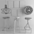 Essential Bar Set: Accessories & Chairs 3D model small image 3