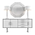 Midcentury Buffet in Lexington Carnegie Collection 3D model small image 3
