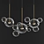 Elegant Bolle Chandelier: Giopato & Coombes 3D model small image 1