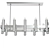 Elegant Nash Linear Chandelier 3D model small image 1